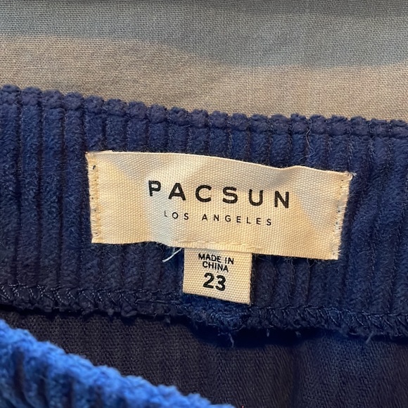 Pacsun Blue Suede Skirt - Picture 3 of 3